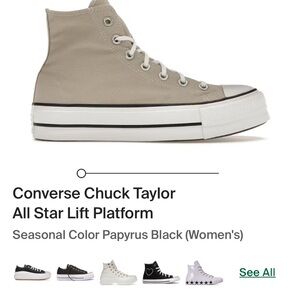Converse Lift Platform High Top in Papyrus